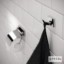 GEESA Chrome WC Roll Holder With Cover
